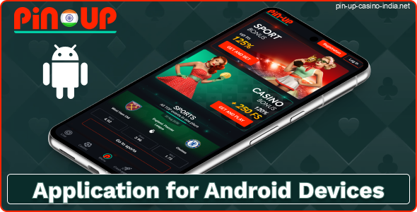 Overview of the Pin-Up IN Android app