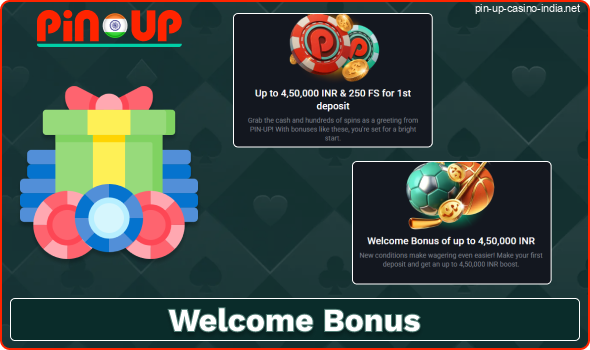 First Deposit Bonus at Pin-Up India
